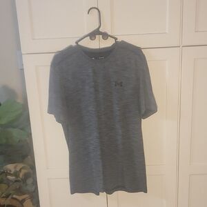 Under Armour Men's Threadborne Fitted Charcoal Tee